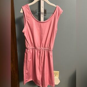 Girls Pink Tank Short Romper NWOT Boutique